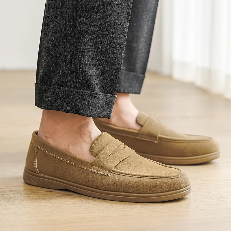 Mocassins Penny en daim Antoine
