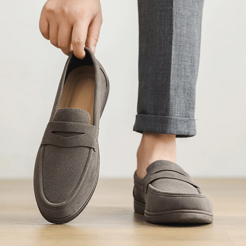 Mocassins Penny en daim Antoine