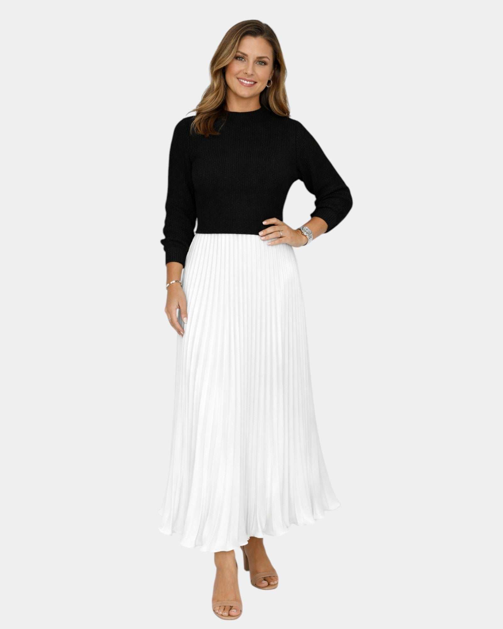 Béatris | Robe effet blouse