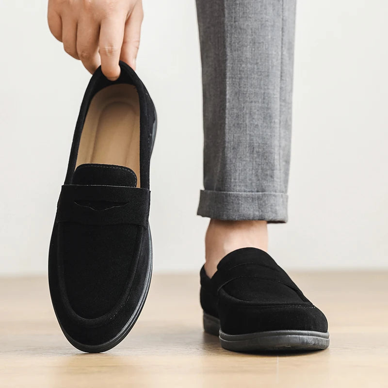 Mocassins Penny en daim Antoine