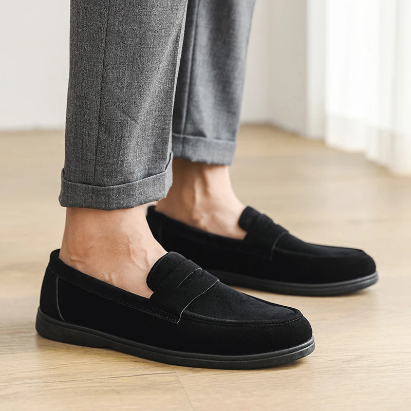 Mocassins Penny en daim Antoine