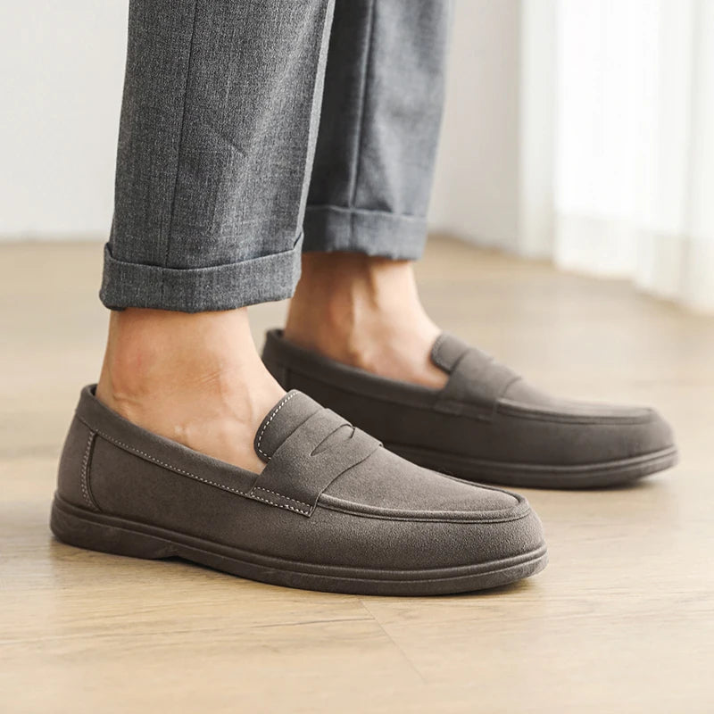Mocassins Penny en daim Antoine