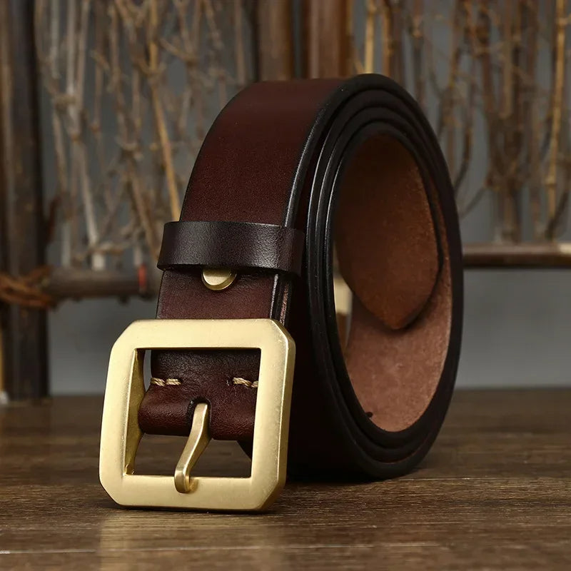 Élise Ceinture en Cuir Pleine Fleur Élégante
