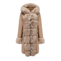 Manteau Lusie Matelassé  – Parka Élégante à Col Fourrure