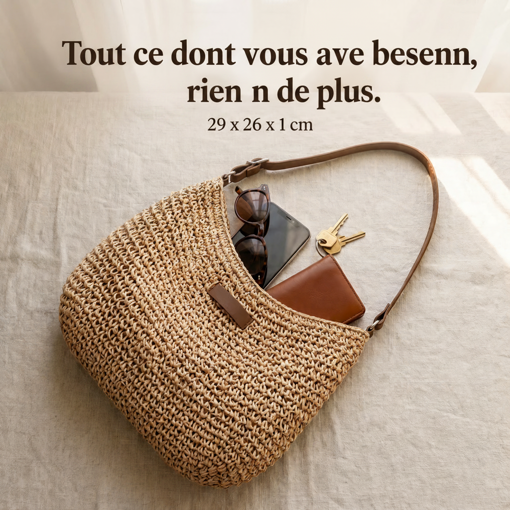 Sylvie| Sac tressé élégant