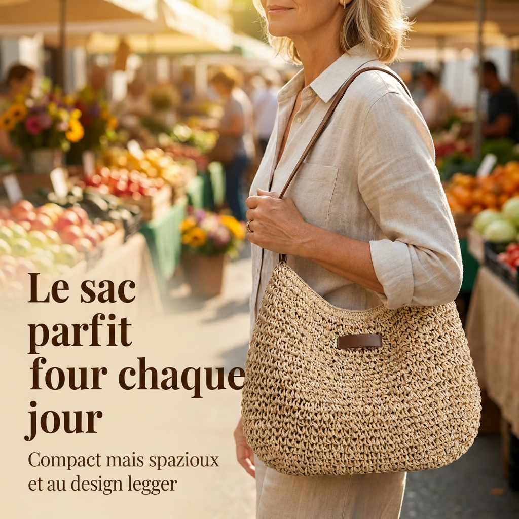 Sylvie| Sac tressé élégant