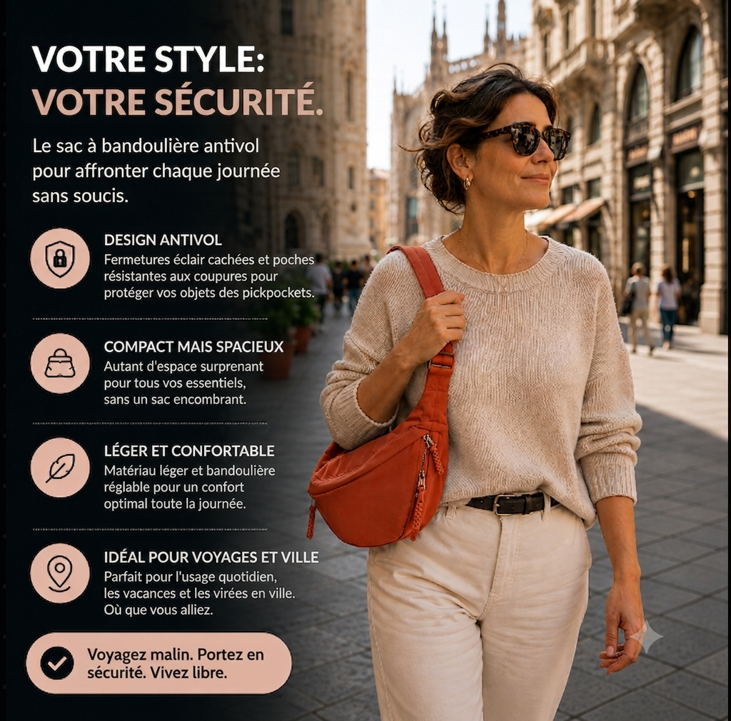 Gioia | Sac à bandoulière orange