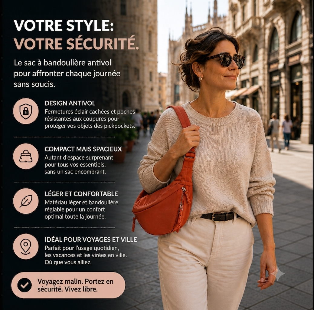 Gioia | Sac à bandoulière orange