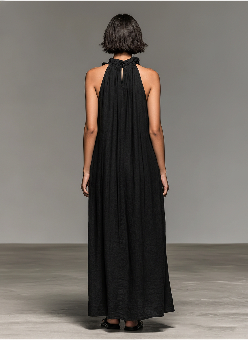 Léa | Robe longue avec poches
