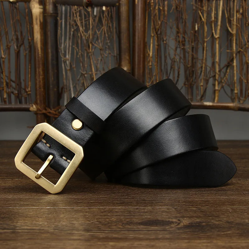 Élise Ceinture en Cuir Pleine Fleur Élégante
