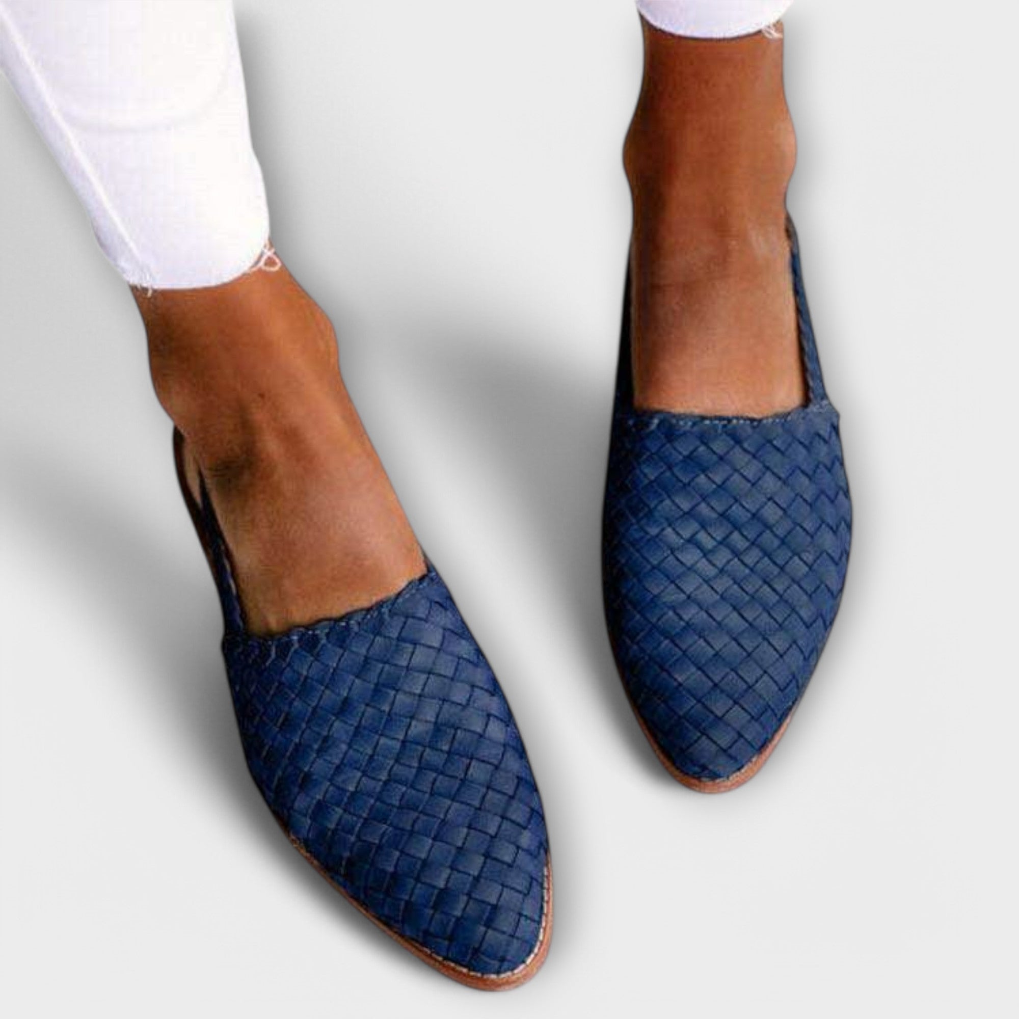 Auriane | Mocassins à talon ouvert et en tressé