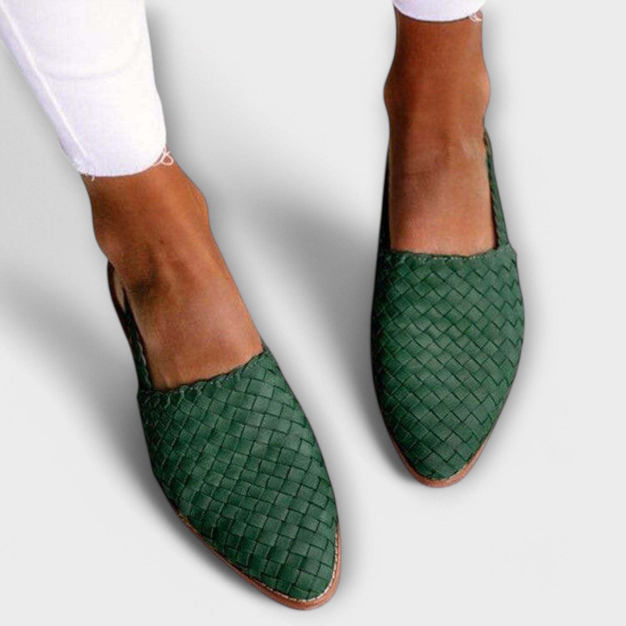 Auriane | Mocassins à talon ouvert et en tressé