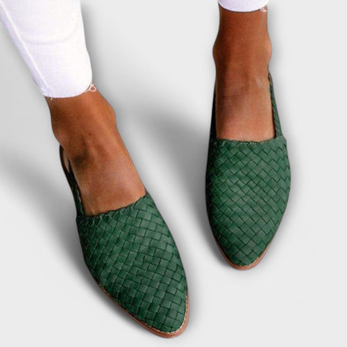Auriane | Mocassins à talon ouvert et en tressé