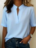 Amalia — Blouse élégante au col raffiné