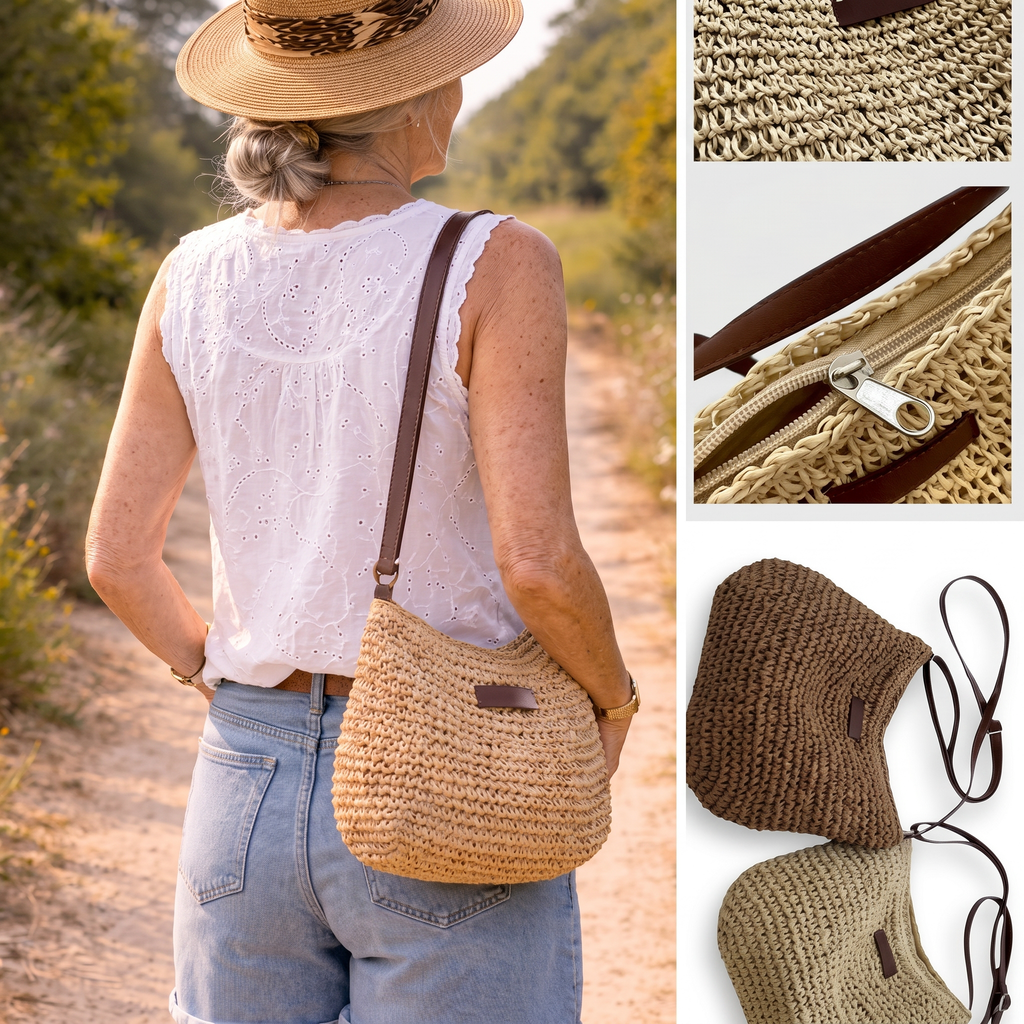 Sylvie| Sac tressé élégant