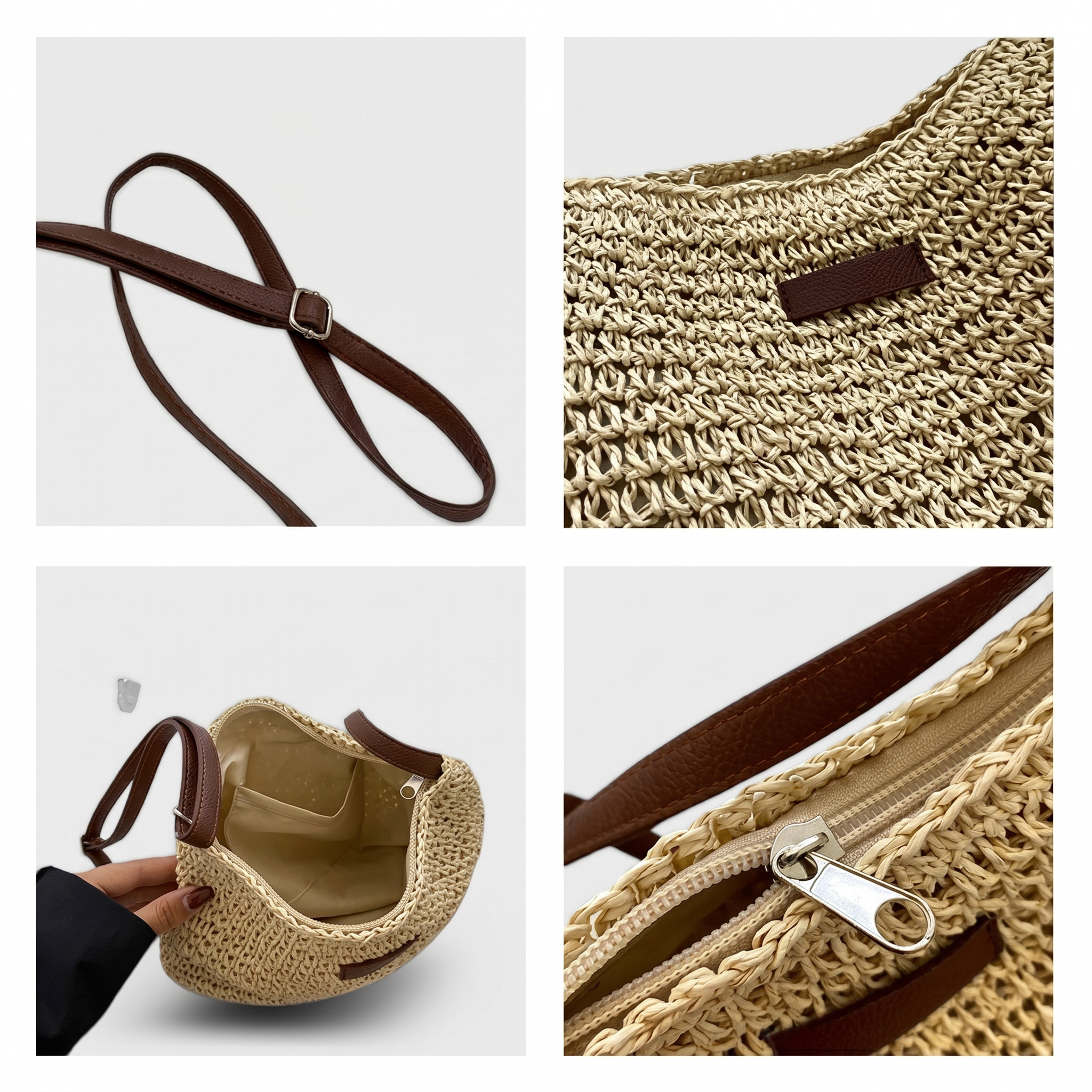 Sylvie| Sac tressé élégant